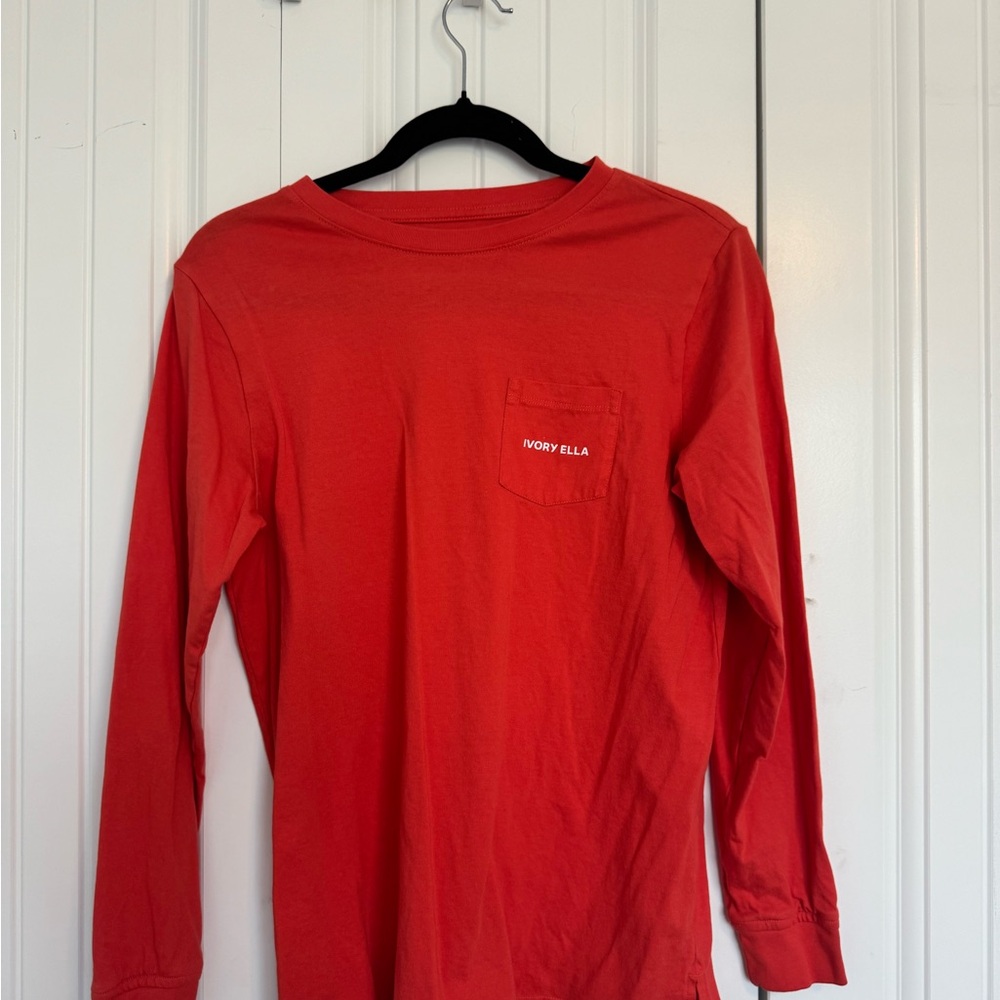 Ivory Ella orange/red long sleeve